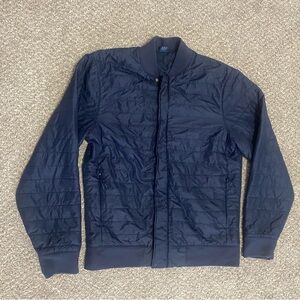 George Womens Small Navy Full Zip Insulated Jacket EUC